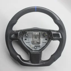 Replacement Real Carbon Fiber Steering Wheel with Leather for Opel Astra H 2004-2010