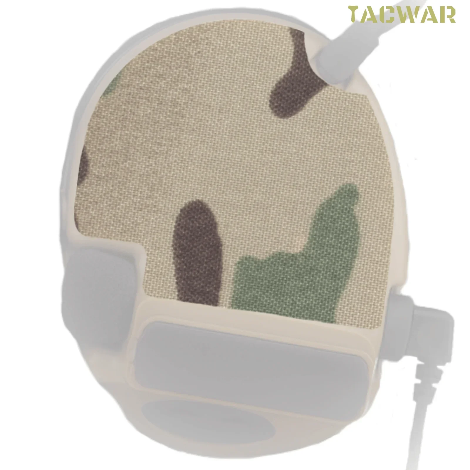 Headset Hook and Loop Fastener Compatible with Peltor ComTac(II/III/V/VI) for Versatile Attachment, Cable Storage and Camouflage