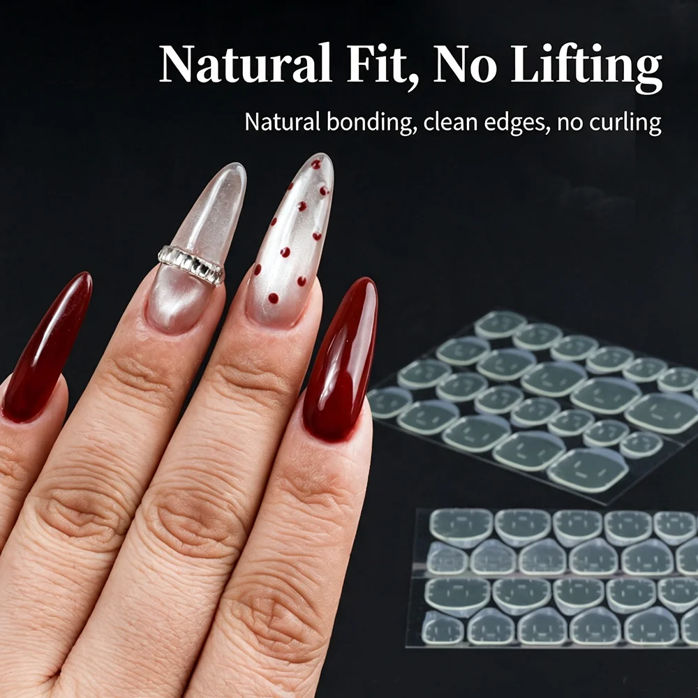 50PCS High Adhesion Jelly Glue - Nail Adhesive Tab ulasan dan harga