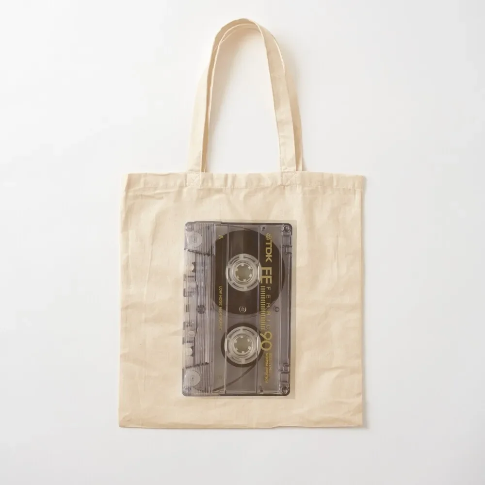 

Cassette tape retro - remember those 70s and 80s mixtapes Cass1 Tote Bag canvas tote bags tote bag men Bag