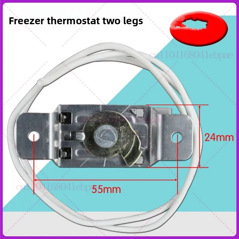 Kulkas WPF29R-103-022-EX Termostat, Dua Sisi dan Dua Pin, Kontrol Suhu Freezer 45Cm-3 Meter