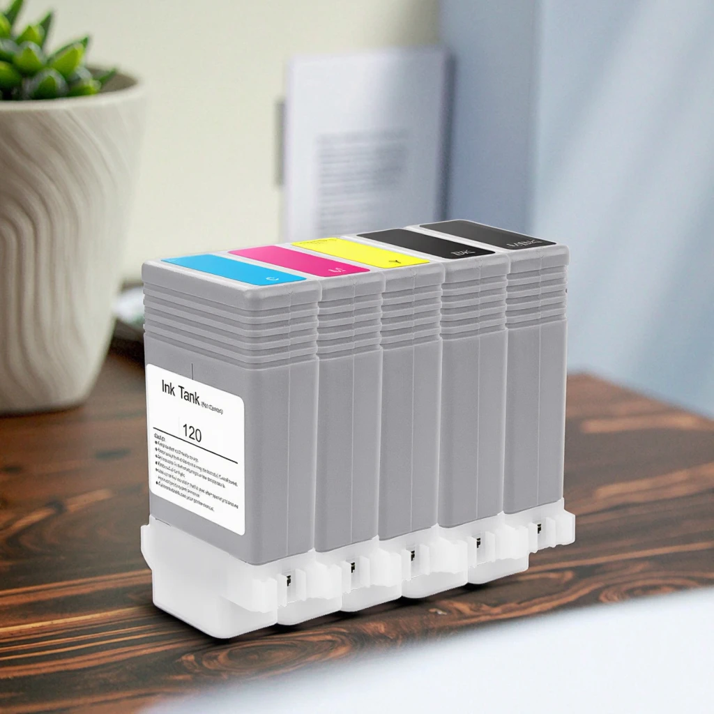 

Compatible 130ML PFI120 PFI 120 For Ink Cartridge For Canon TM200 TM300 TM-200 205 300 305 Printers