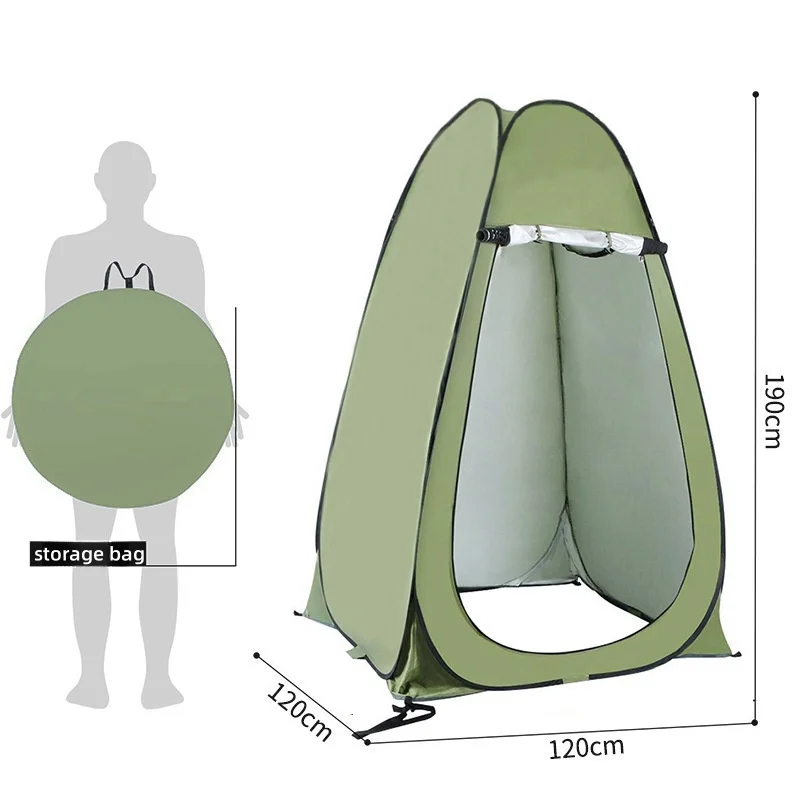 Shower TentWind and Rain Fishing TentShower Bathroom Changing ShedOutdoor Camping Toilet Changings Tent