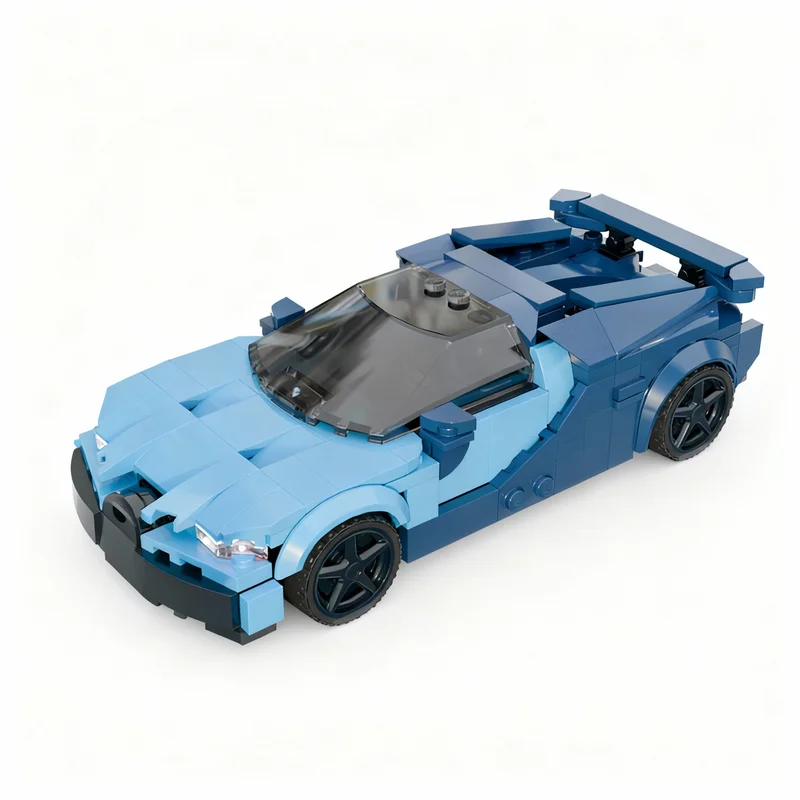 265 pièces MOC Bugatti Chiron City Champions, blocs de construction, jouets de construction, idée cadeau de Noël, éducation DIY, briques pour enfants