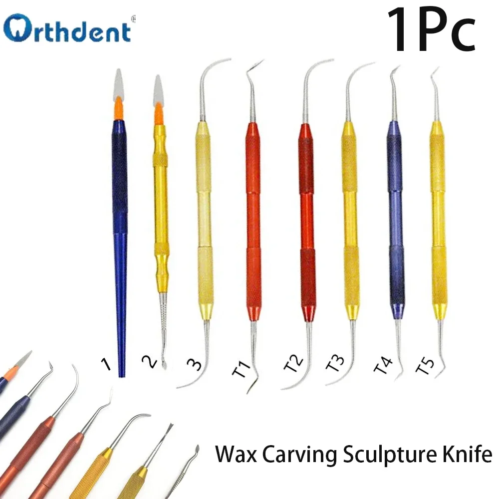 1Pc Dental Wax Carving Knife Plaster Carving Cutter Tools Stainless Steel Dentist Supplies Double Head 8 Sizes Dentisty Products