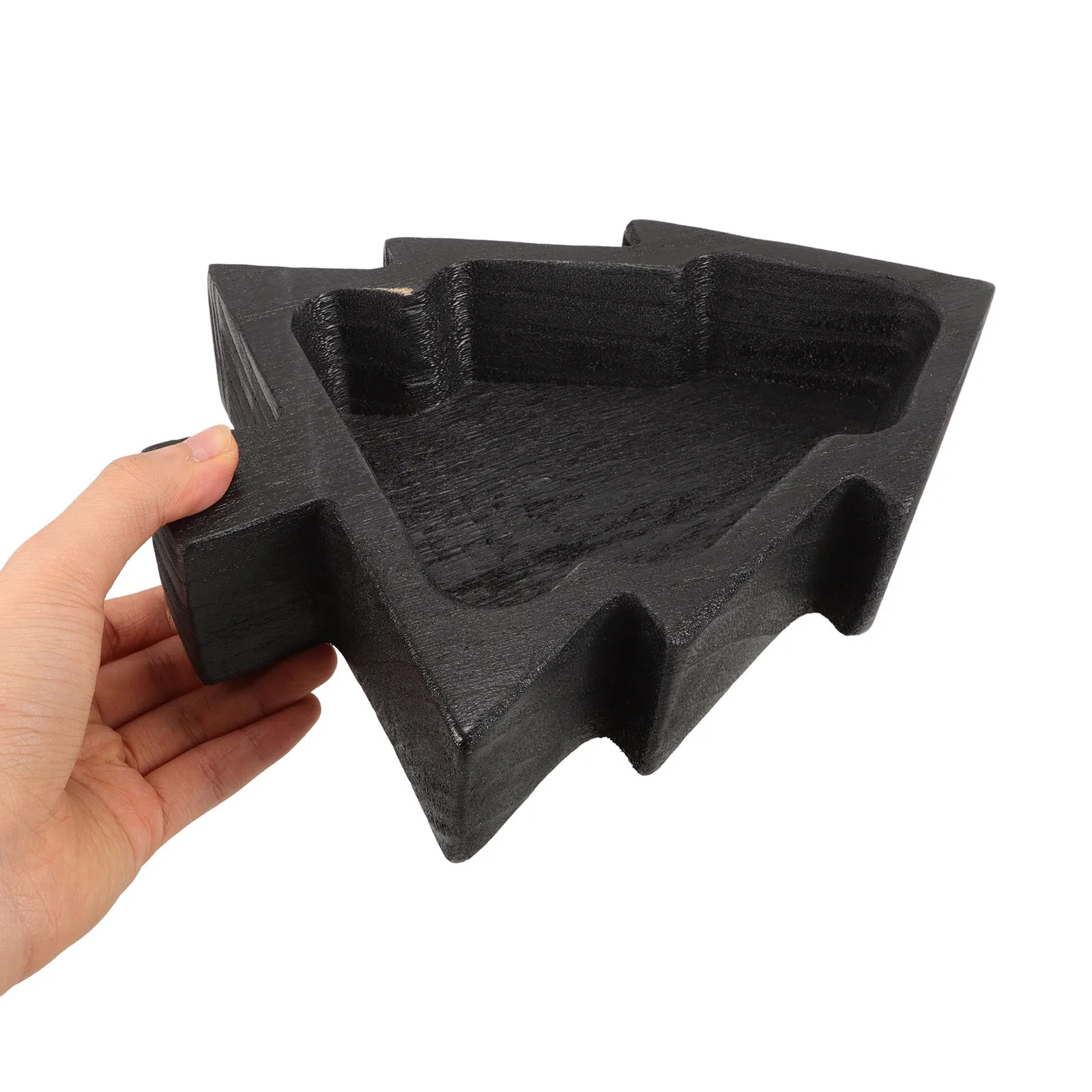 

Christmas Tree Fruit Tray Large Capacity Smooth No Burrs Multi Functional Dessert Plate For Party Snack Serving Xmas Food Plate