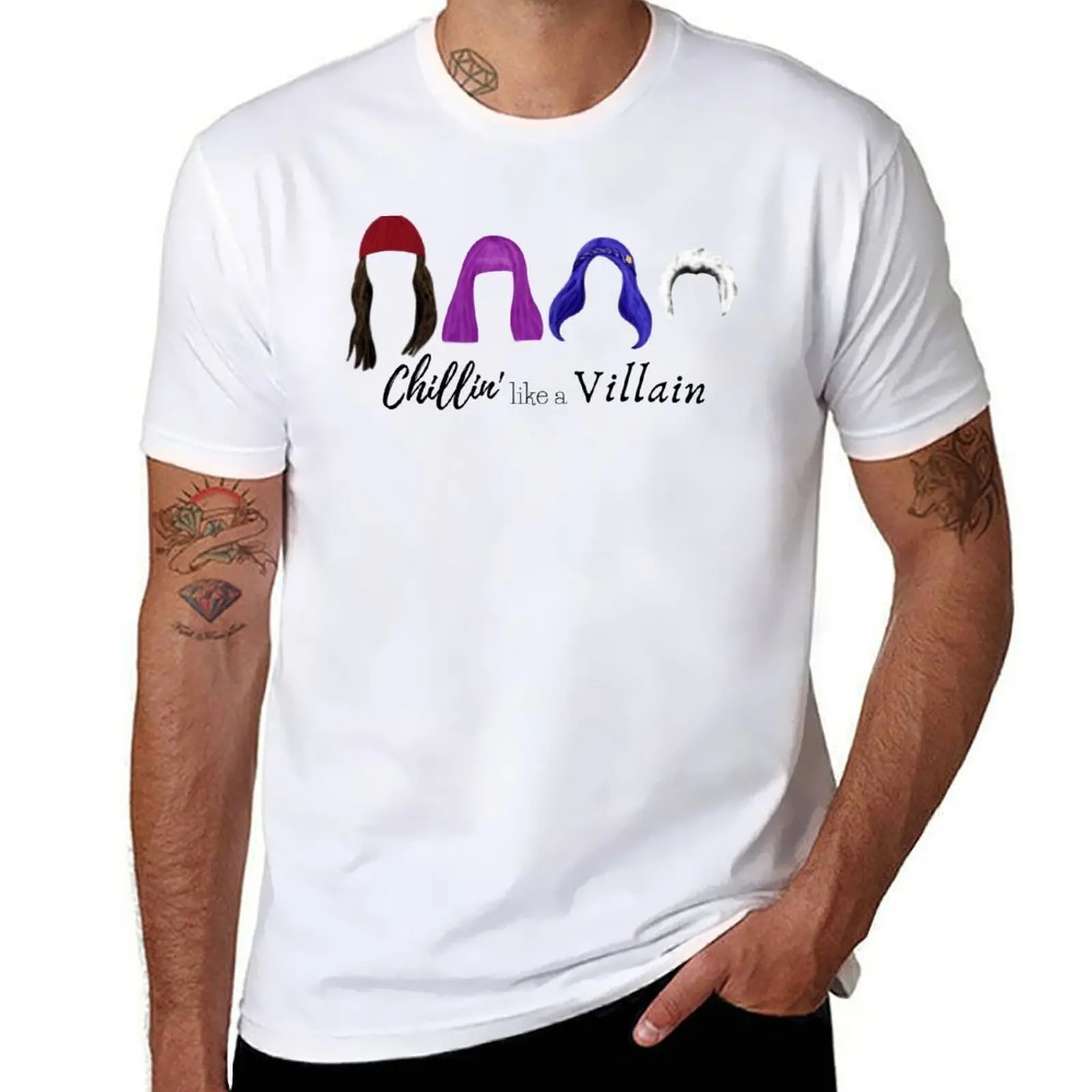

Chillin' like a villain T-Shirt man t shirt heavy cotton man t shirts graphic man tshirt T-shirt