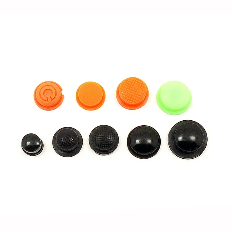 10pcs Tail Waterproof Switch Button Rubber Button Led Charging Flashlight Button Accessories Sealed Rubber Cap