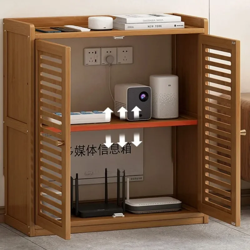 Free-Standing Router Organizer, Spacious WiFi Box Cover, Thickened Panels, Ventilated Design for Heat Dissipation image 3