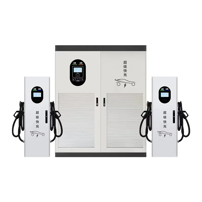 120kW DC Fast Charger CCS2 EV Charging Pile Dual Gun for Electric Truck Stop Commercial Use CE