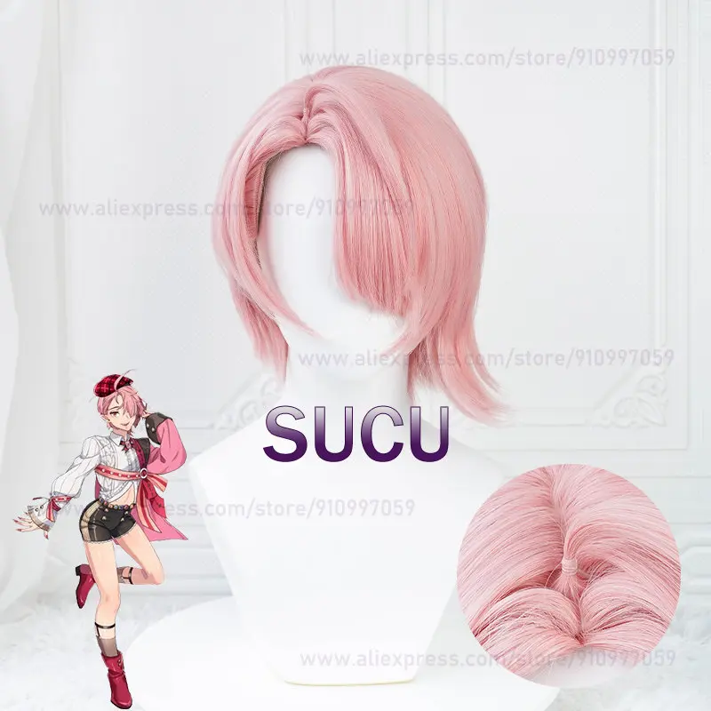 

Aster Cosplay Wig 32cm Short Hair Halloween COS Wig Heat Resistant Synthetic Hair Anime Hair