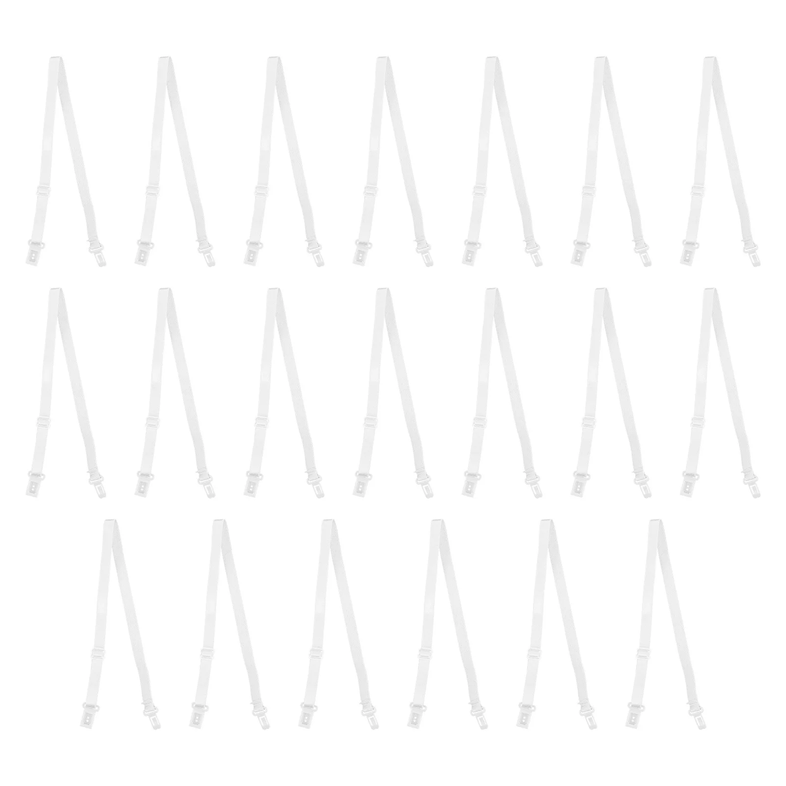 

20Pcs Bow Tie Strap Adjustable Elastic Bow Tie Extension Band Perfect for Weddings Parties Daily Use Professional Look