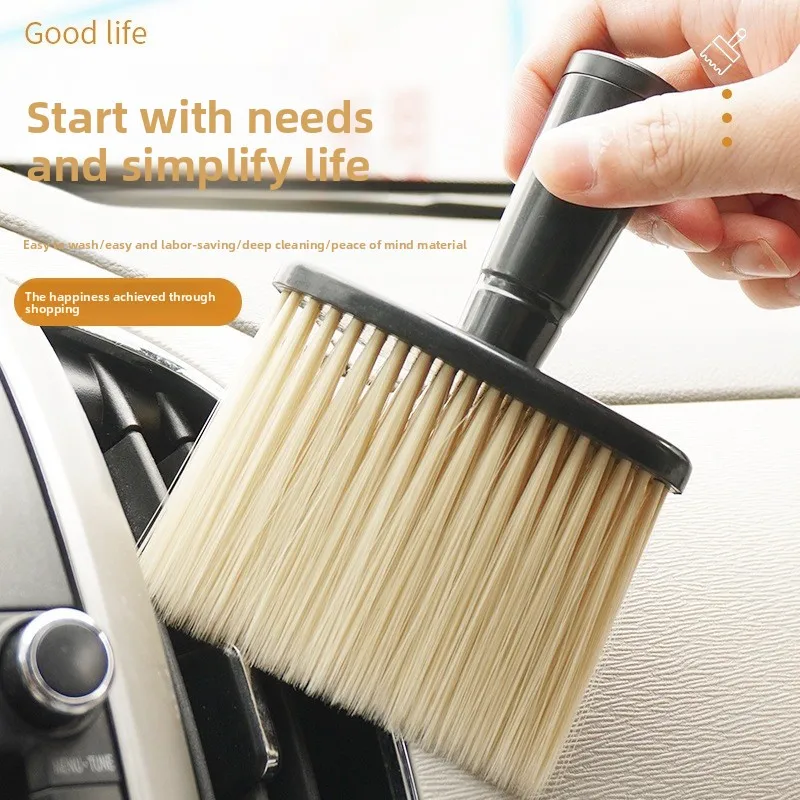 Soft Bristle Dust Cleaning Brush Car Air Vent Dashboard Crevice Detailing Brush For Keyboard Home Cleaning