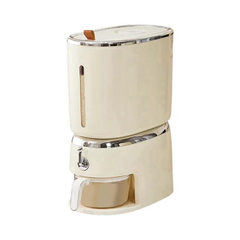 

Sealed Rice Bucket Grain Powder Boxes Storage Container Control Kitchen Food Storage Supplies