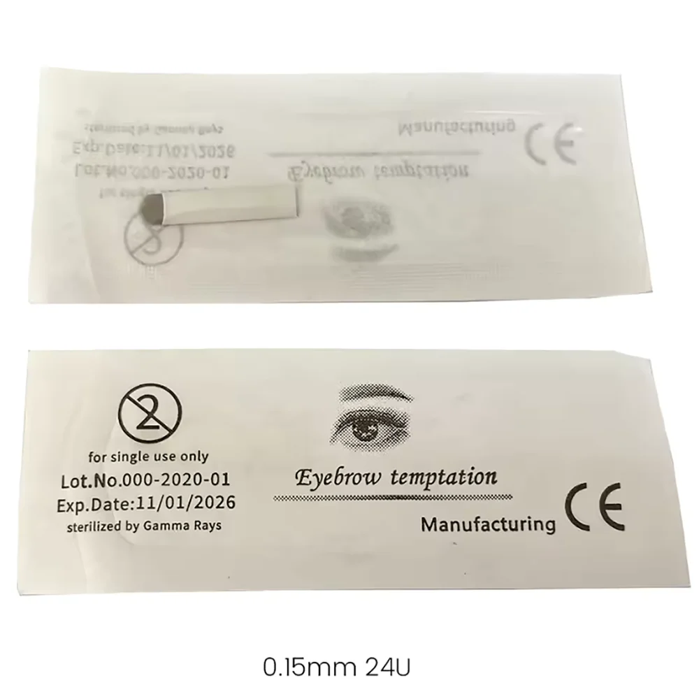 U24 Microblading Kim Thạc Sĩ Lưỡi Nano 0.15Mm 50Pcs