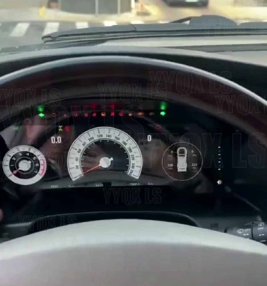 

Digital Cluster Gauge for for Nissan Patrol Y61 2006-2022 Variant Virtual Cockpit Oil Dashboard Instrument Speedometer