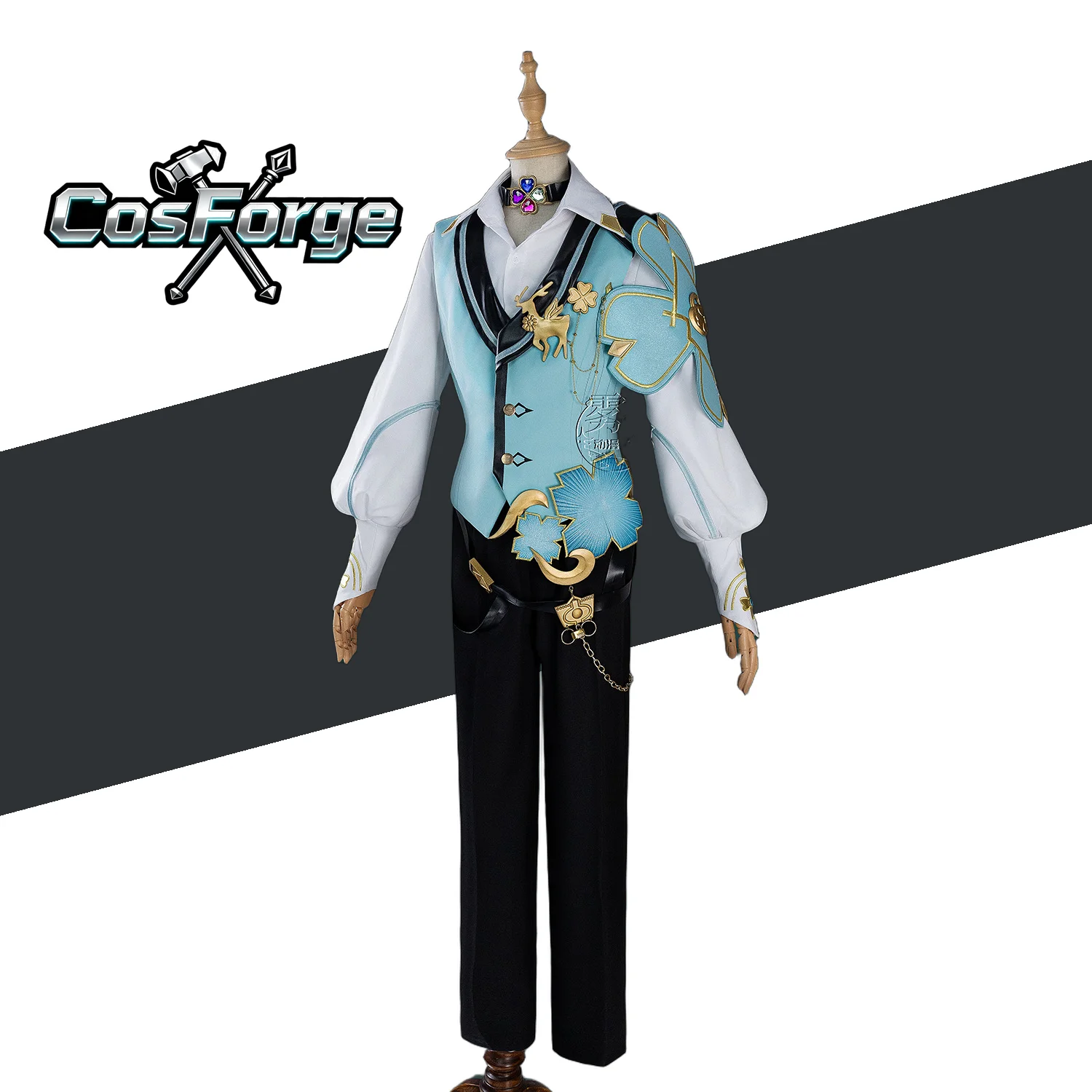 

Yun Zhongjun Cosplay Costume Game Warrior Men Wings Uniform Halloween Carnival Party Comic Con Outfit