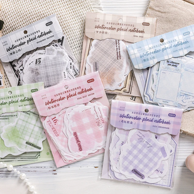 30 قطعة ألوان مائية عتيقة نمط الشبكة ورقة DIY بها بنفسك سكرابوكينغ مواد الكولاج ديكور غير المرغوب فيه مجلة جماليات القرطاسية ورقة #6