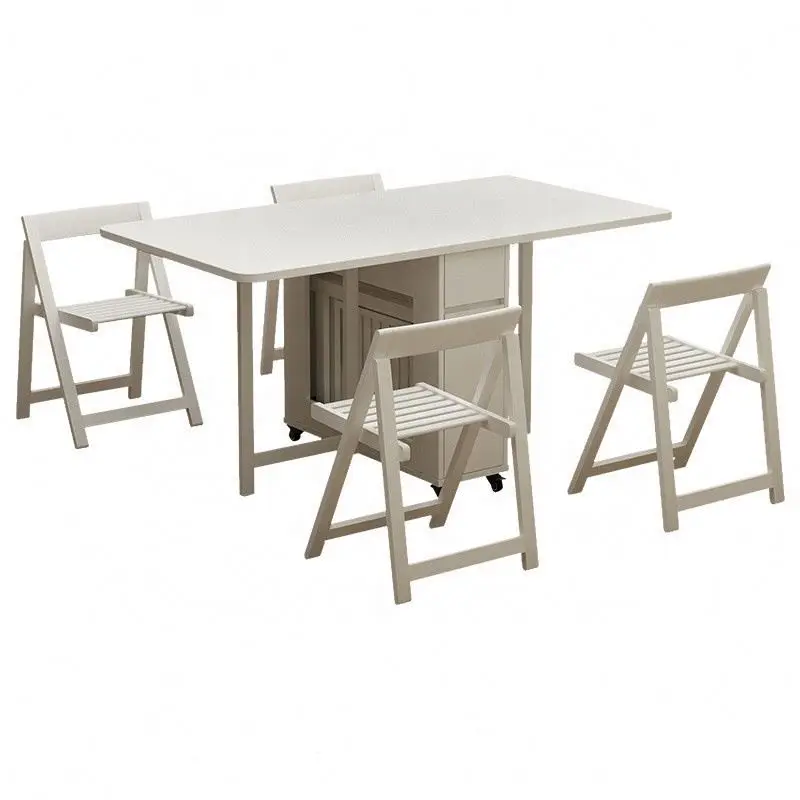 

Manufacturers Supplier Hot Sales Excellent Restaurant Use Wooden Folding Table Set For Dining Room Furniture