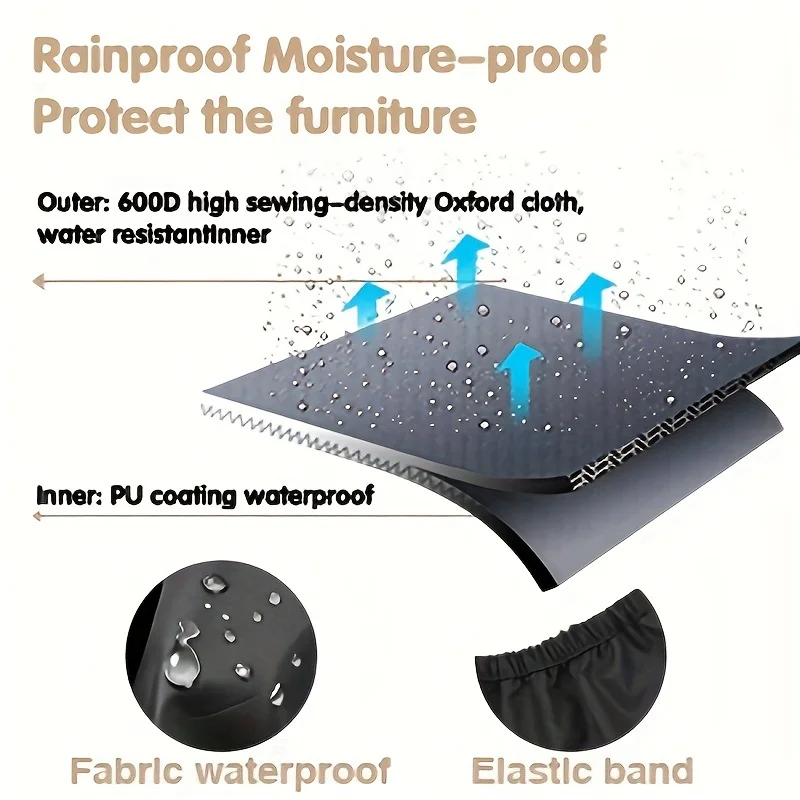 Water Table Cover, Rain Showers Splash Pond Water Table, Waterproof Dust Proof Anti-UV Outdoor Toys Cover-Grey, Cover only