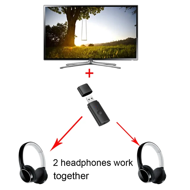 Bluetooth tv headphone adapter sale