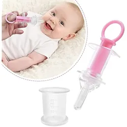 Transparent Infant Medicine Dropper for Pacifier Nipple Syringe