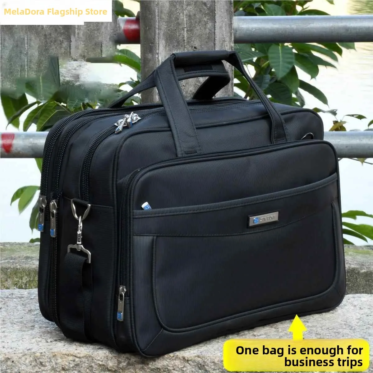 Large Capaci Ox Cloth Busin Bag Men's Briease Handbag Work Traveling Bag Casual Crossbody Bag for Men