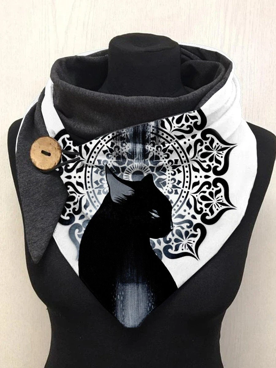 

Cat 3D Print Casual Scarf And Shawl for Women