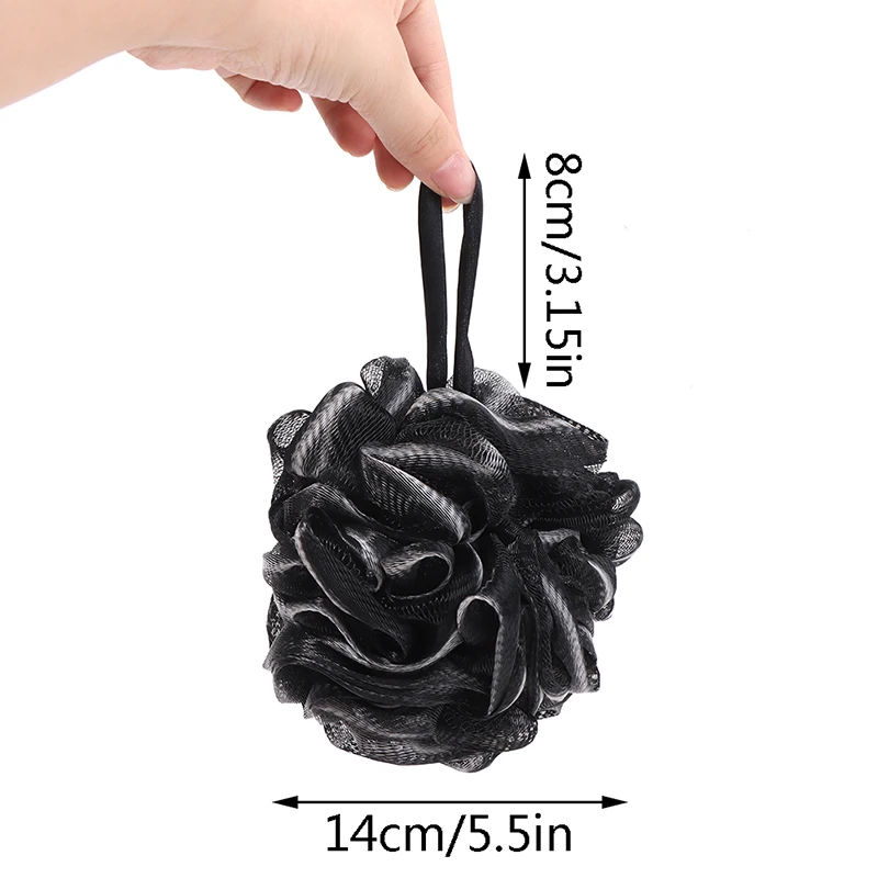 1PC Bamboo charcoal body bathing sponge brushs bath with natural Exfoliator shower flower Bathing dry body brush