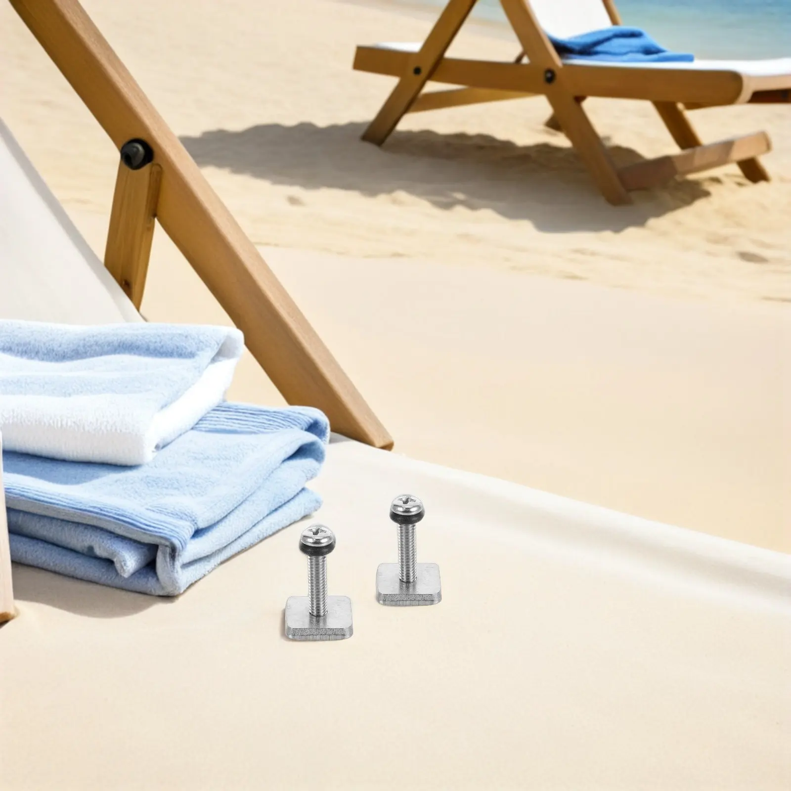 6Pcs Smooth Surfboard Fin Screws Stainless Steel M4 Cross Head Minimize Drag for Enhanced Control Paddle Board Surfing