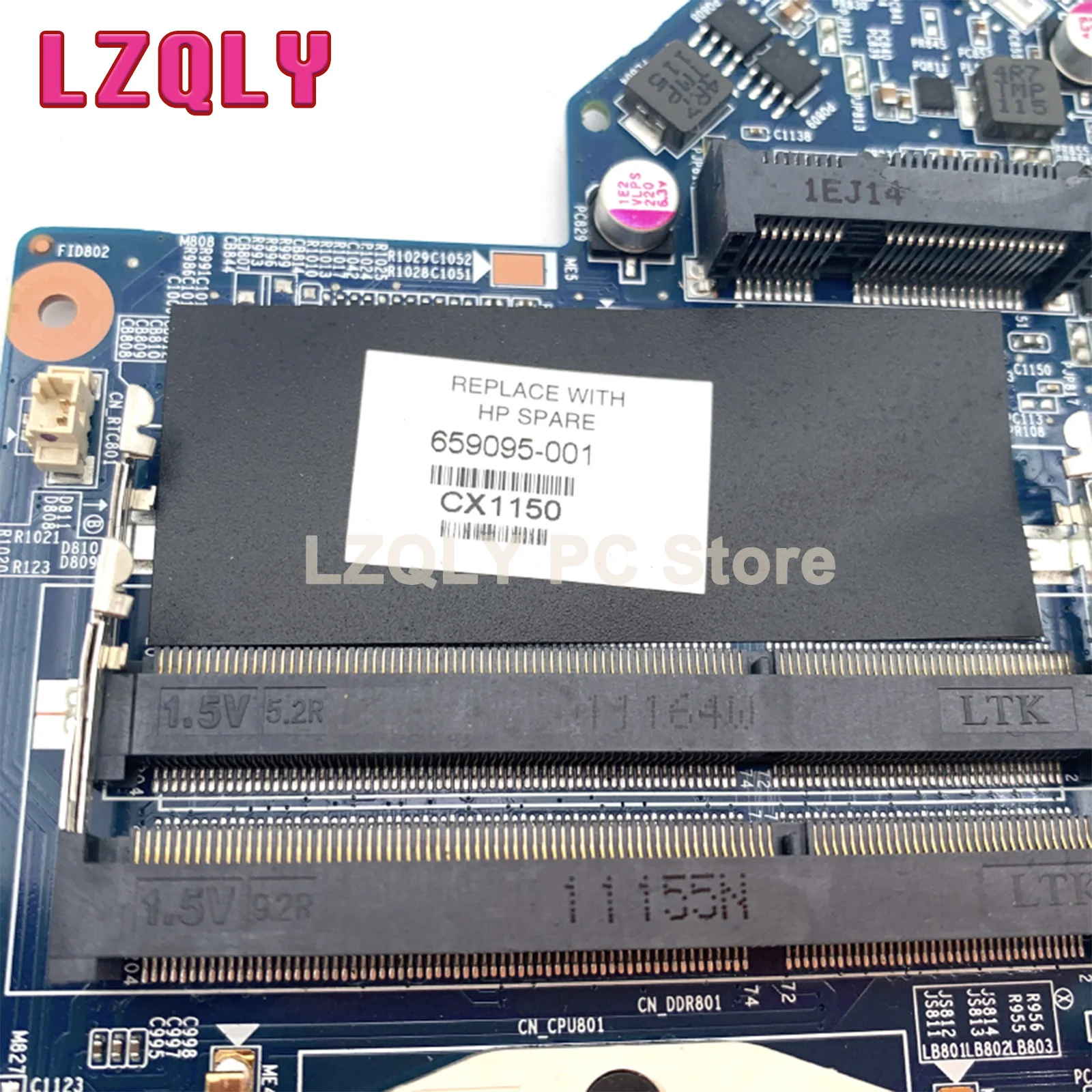 Материнская плата LZQLY для ноутбука HP Pavilion DV7-6000 659095-001, материнская плата HM65 DDR3 HD6770M, материнская плата с полным тестированием