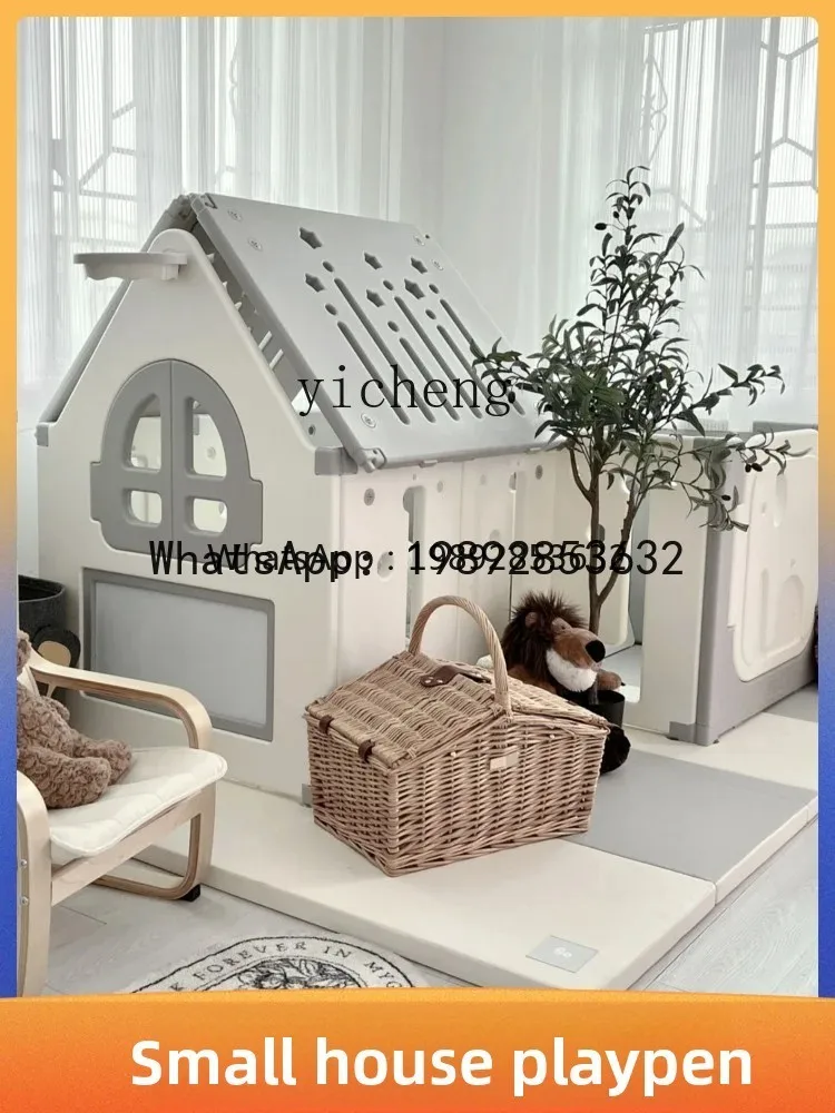 ABC Swing and Slides Klein huis Babyspel Beschermend rooster Baby Kinderspeeltuin Grond Binnenhuis