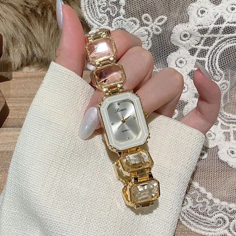 

Top Brand New Golden Watches for Women Ladies Wristwatch Quartz Minimalist Small Simple Christmas Birthday Gift Fashion Casual