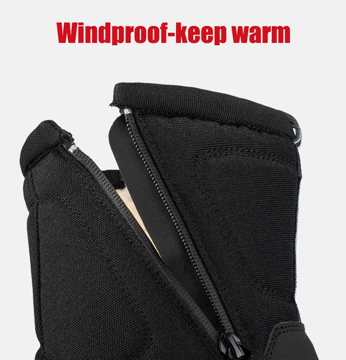 Herren Winter High-Top Stiefel Warme Innenfütterung Bequeme Herrenschuhe Outdoor Herren Schneestiefel Paar-Schuhe – Detail 9