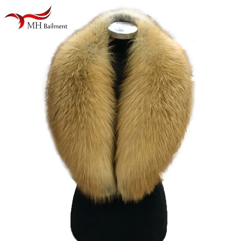 Winter Female Natural Silver Fox Fur Collar Red Fox Scarf Real Plush WarmNeck Scarves Coat Jacket Collar Fashion Shawl Women