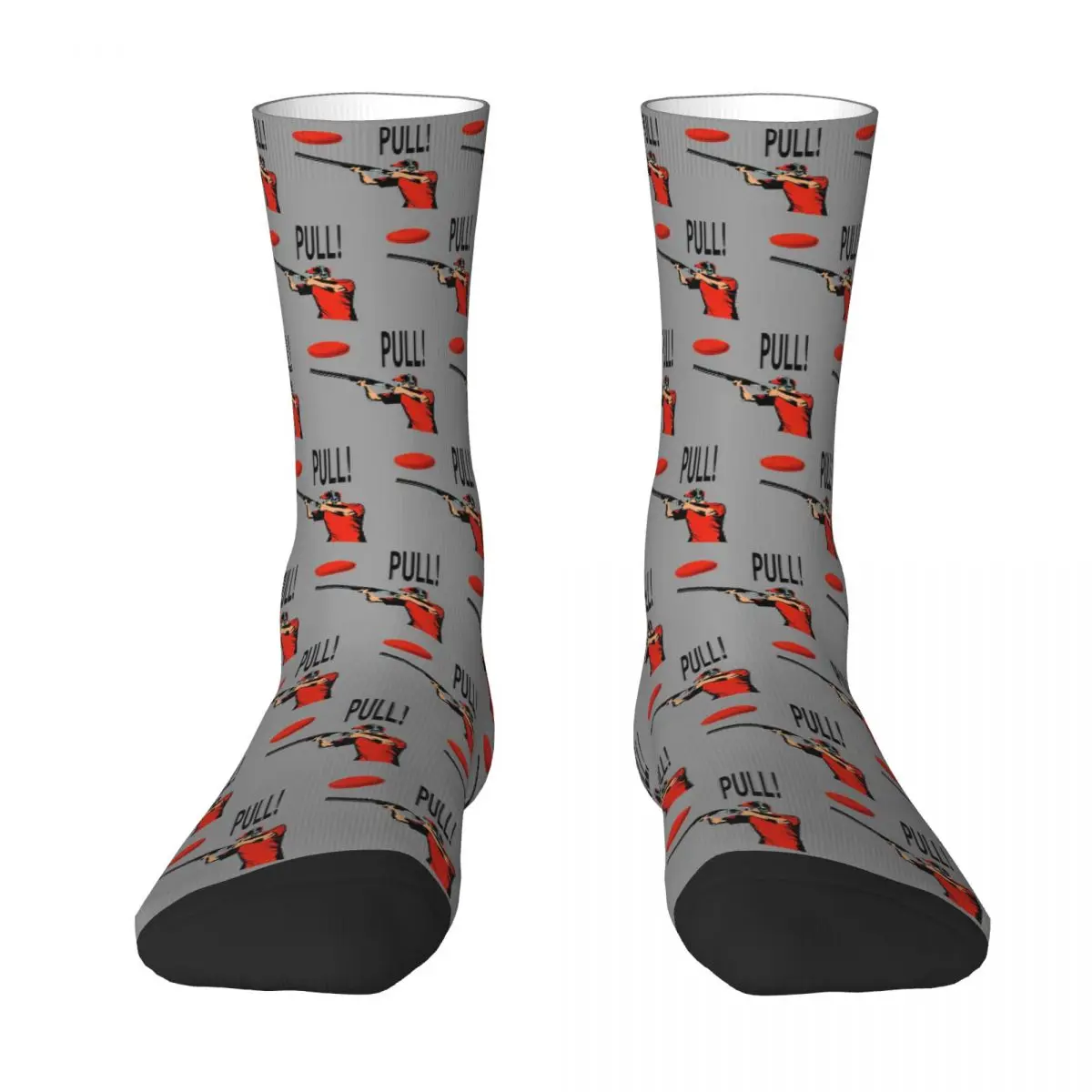 Skeet Clay Shooting Pigeon Trap Bird Hunters Shotgun Shells PULL! Men Women Socks Cycling Novelty Spring Summer Autumn Gift