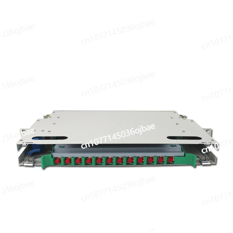 

Fiber Optic Distribution Box, ODF Unit Bar Machine Room, Rack Type with Empty Tray, 12 Core, 19 in