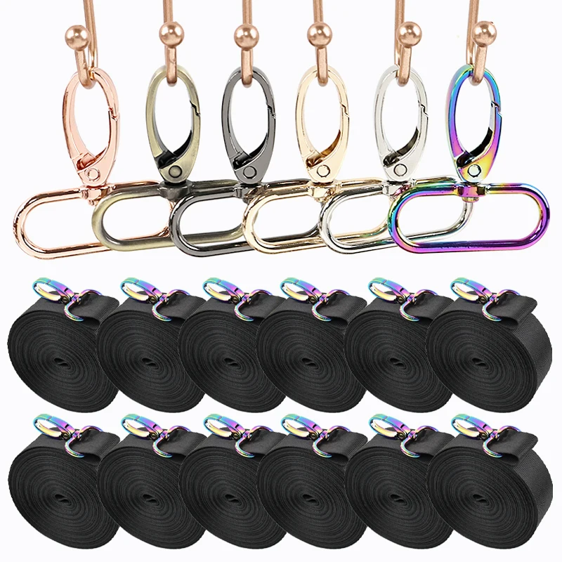 

5/10Pcs 20-38mm Metal Buckle Sewing Swivel Lobster Clasp Bag Strap Handbag Buckles Waistband Backpack Snap Hooks DIY Accessories