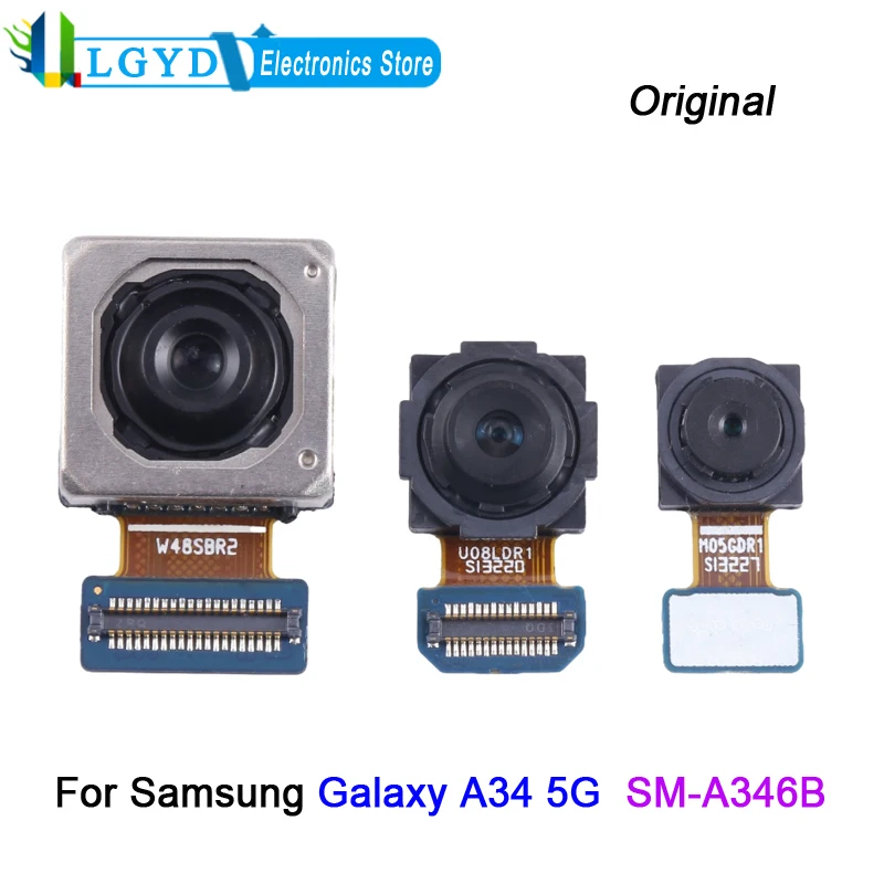 

Rear Camera Set For Samsung Galaxy A34 5G SM-A346B Phone Macro + Wide + Back Main Camera Repair Replacement Part