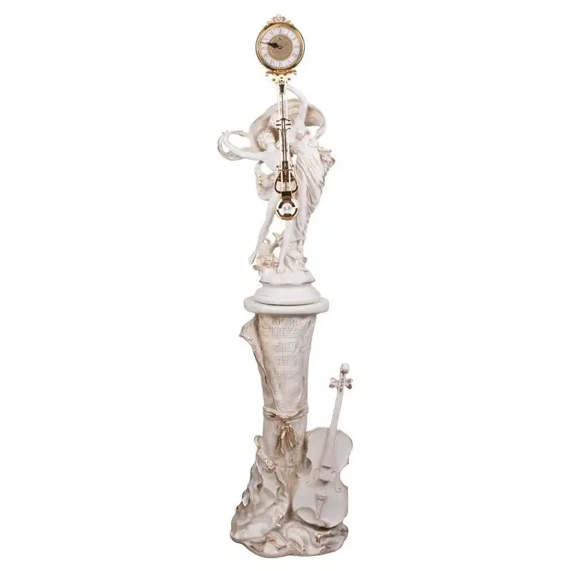 *a&European floor clock, living room vertical clock, fashionable and creative floor ornament, simple decoration, large pendulum