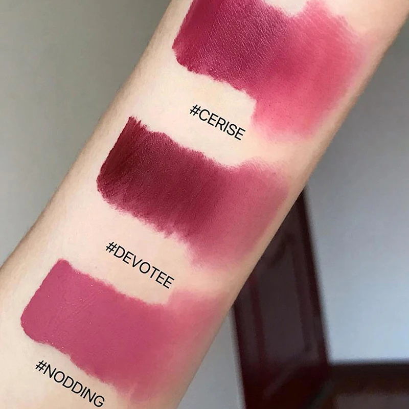 Cappuvini-pintalabios de terciopelo mate, hidratante, suave, de larga duración, taza antiadherente, fácil de aplicar, maquillaje, brillo de labios para mujer