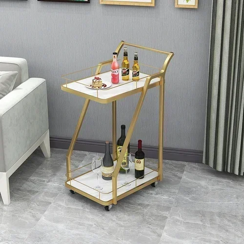 Partitions Cart Trolley Restaurant Storage Outdoor Serving Utility Rolling Trolley Cabinet Wine Rack Archivadore Hotel Furniture