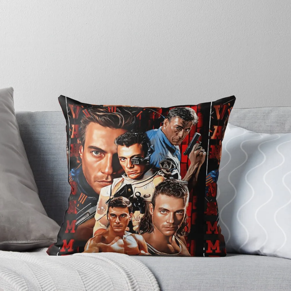 

Jean Claude Van Damme Throw Pillow luxury decor Decorative Cushions Sofa Cushion Cover pillow