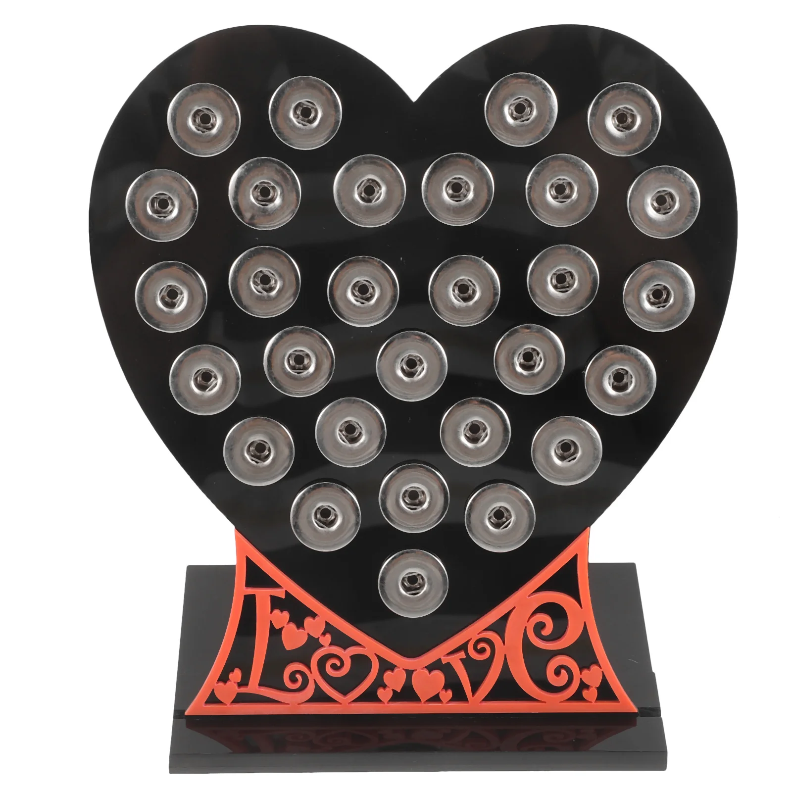 

Органайзер на пуговицах, подставка для ювелирных изделий, металлический держатель, стойка, устойчивая основа, большая вместительная стойка для хранения ювелирных изделий для серег, ожерелий