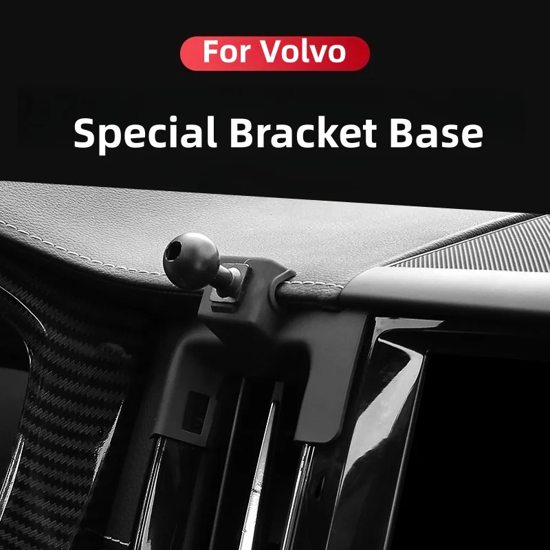 Dedicated Phone Stand Holders Base Collocation Mount Bracket for Volvo XC40 XC60 S90 V90 S60 V60 2018 2019 2020 2020