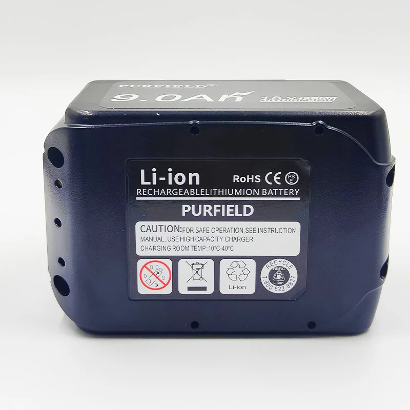 Imagem -03 - Substituição Li-ion para Furadeira sem Fio Bateria 18v 9ah 12ah Lxt Bl1860b Bl1860 Bl1850 Bl1830 Dhp482rfx9 Bl1815 Lxt400