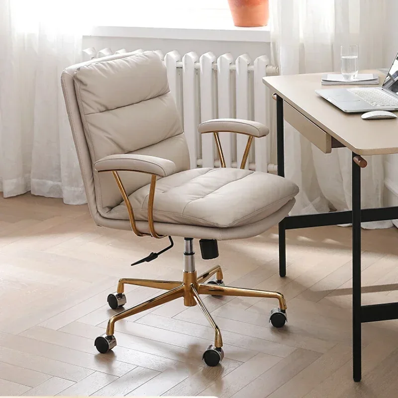 

Computer chair home comfort leather office seat study sedentary bedroom study desk chair