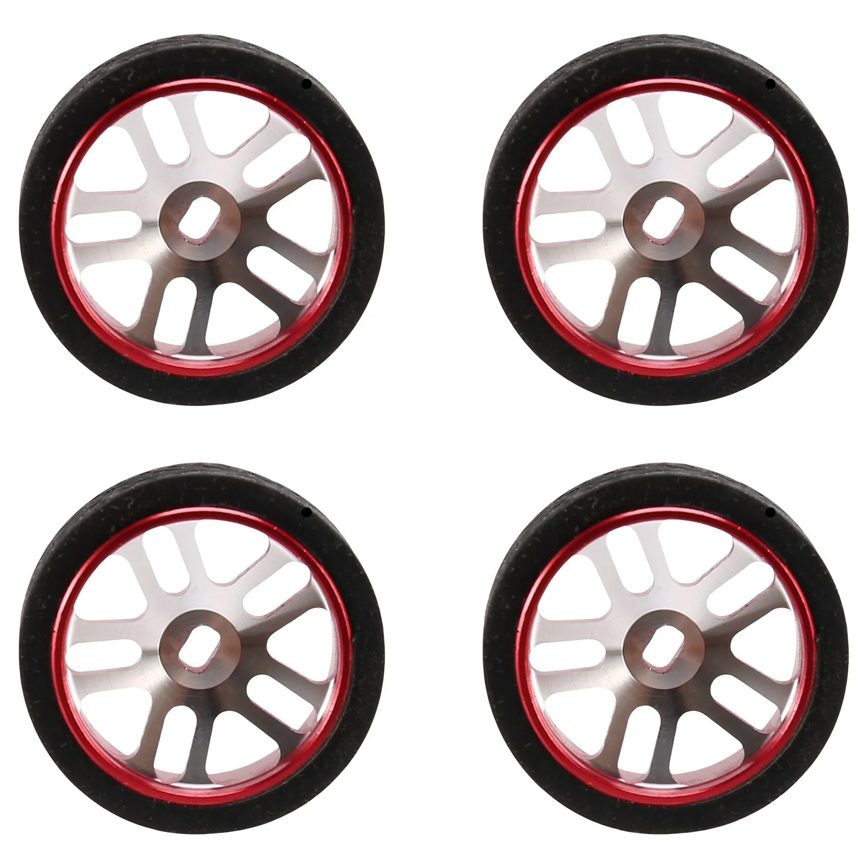 

4Pcs RC Car Tires & Wheels for WLtoys K969 K989 K999 P929 Iw04M Awd Iw02 Rm02 Rm03 Dgawd Mini-Z RC 1/28 Car Parts,Red