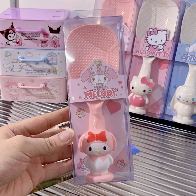 Cinnamoroll Hello Kitty Anime Kawaii Sanrio Cucchiaio di riso Simpatico cartone animato My Melody Fornello di riso in plastica Stoviglie per la casa Regali Giocattoli
