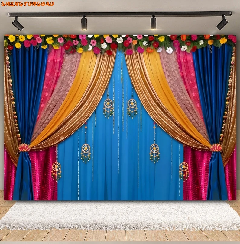 Happy Diwali Backdrop for Photography Candle India Diwali Lights Deepavali Tradition Festival Photo Background Decor